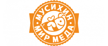 Логотип компании Мусихин. Мир мёда